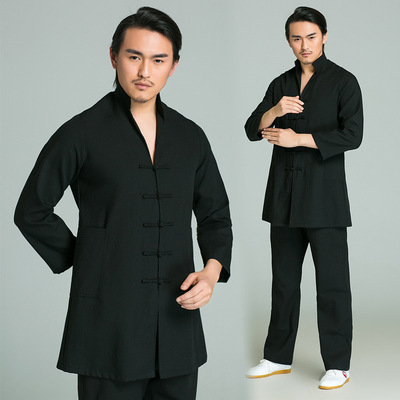 tai chi clothing chinese kung fu uniforms Long sleeve martial arts performance suit