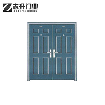 厂家直销 六方块款防盗工程门 主要用于学校烤漆工程门 拆迁房|ru