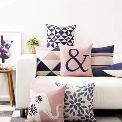 抱枕數碼3D印花布加工 數碼印花麻布絨布布料可來樣定制 包含布料