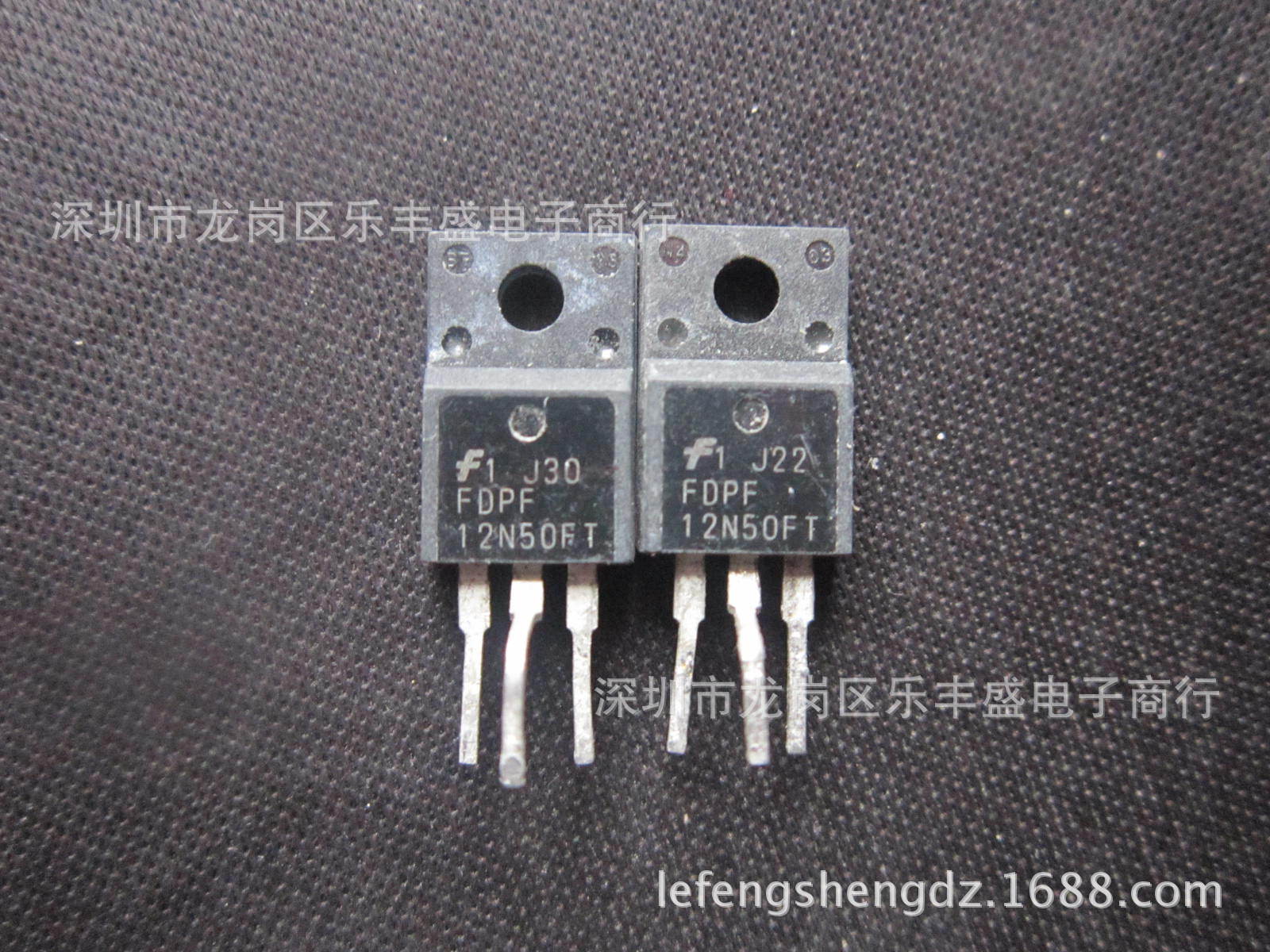 FDPF12N50FT 拆机仙童 TO-220F N通道 功率MOSFET 11.5A 500V