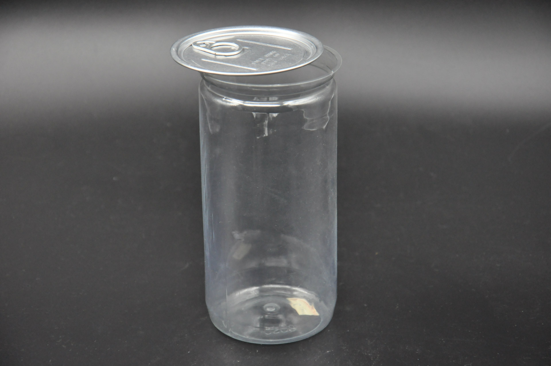 PET透明易拉罐 透明塑料易拉罐850ml现货供应网球罐 毛巾罐 衣服