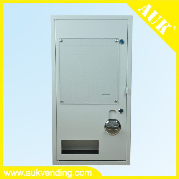 一元投币手帕纸机，机械式纸巾机，手动售纸机，自动售货机