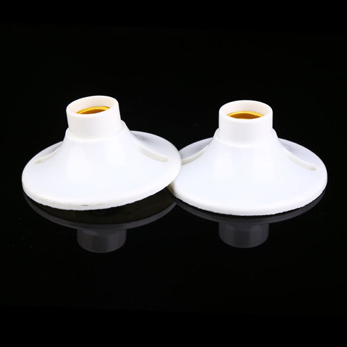Self-produced and sold excellent e27 bakelite lamp holder for home decoration flame-retardant screw flat-mounted lamp holder rough room decoration lamp holder