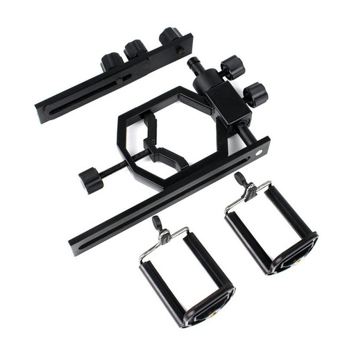 Datyson telescope photography bracket with mobile phone clip 5P0010L supports connecting to digital cameras