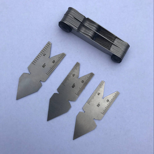 SKU363131 4件套55&60° 量规 计量器具公英制一体螺纹规 中心规