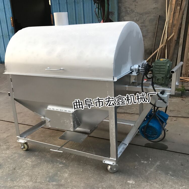 淮安各种规格炒货机 电加热不锈钢滚筒炒锅