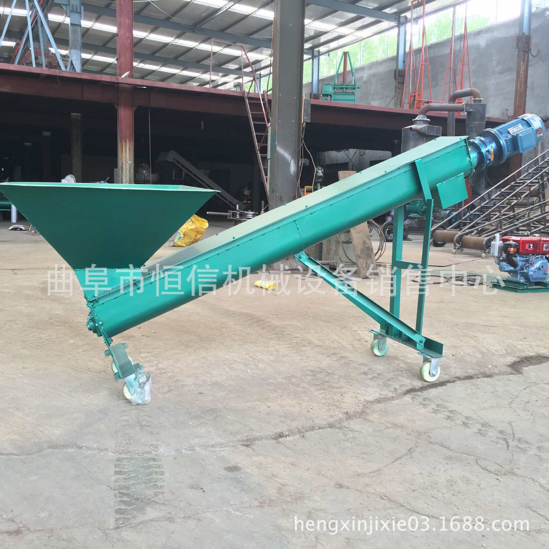 自产自销304螺旋输送机报价 电动式水泥粉大沙螺旋上料机 多功能