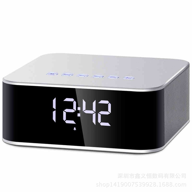 MUSKY DY26 HIFI高档重低音炮音箱时钟蓝牙音响