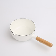 日式搪瓷奶鍋 雪平鍋 琺琅鍋 單柄鍋 片手鍋 出口日本 泡面鍋