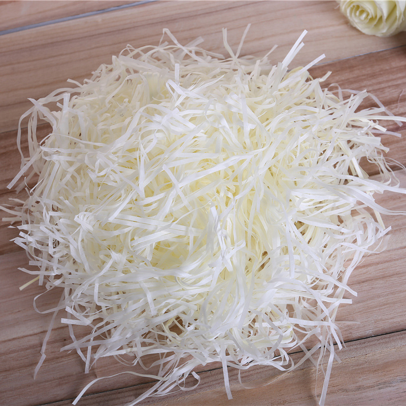 Raffia Candy Box Filler, Chicken Nest Grass Filling Paper Strips, Colorful Silk Paper Threads – 500g, Factory Direct Sales