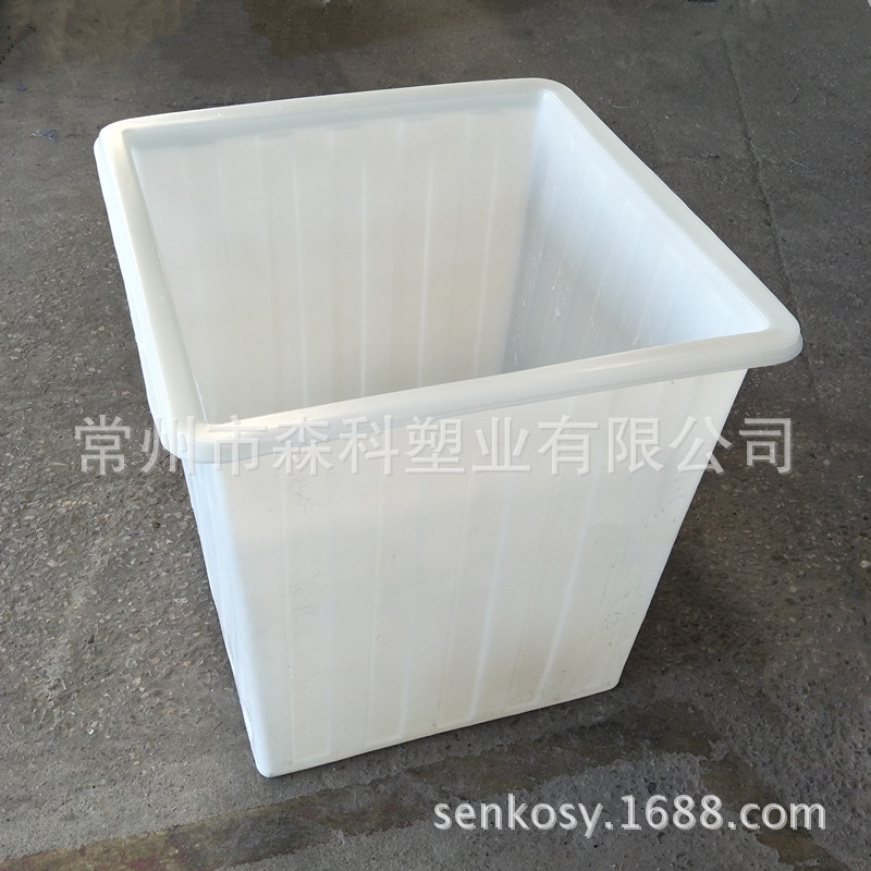 1立方塑料桶 方形滚塑牛筋方桶方箱 1000l方形pe水箱 方形塑胶桶