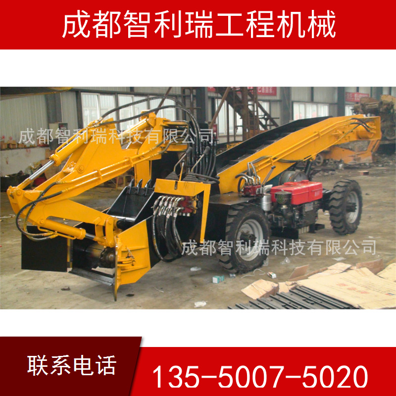 全新小型轮胎式矿用扒渣机 品牌液压链条式隧道扒渣机