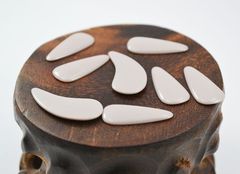 Factory Direct Sale Guzheng Fingernail Five-Note Tremolo Incomplete Magic Instrument Performance Exam Wholesale Single-Sided Curved Guzheng Fingernail