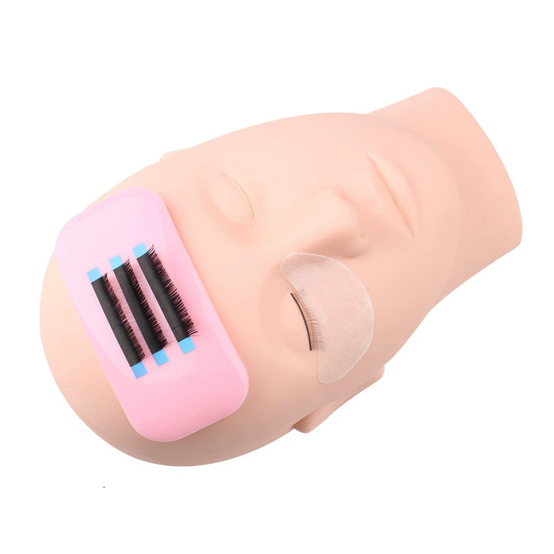 Прививка ресниц утолщенная Силиконовая накладка патч для ресниц розовый/прозрачный патч для ресниц на лбу