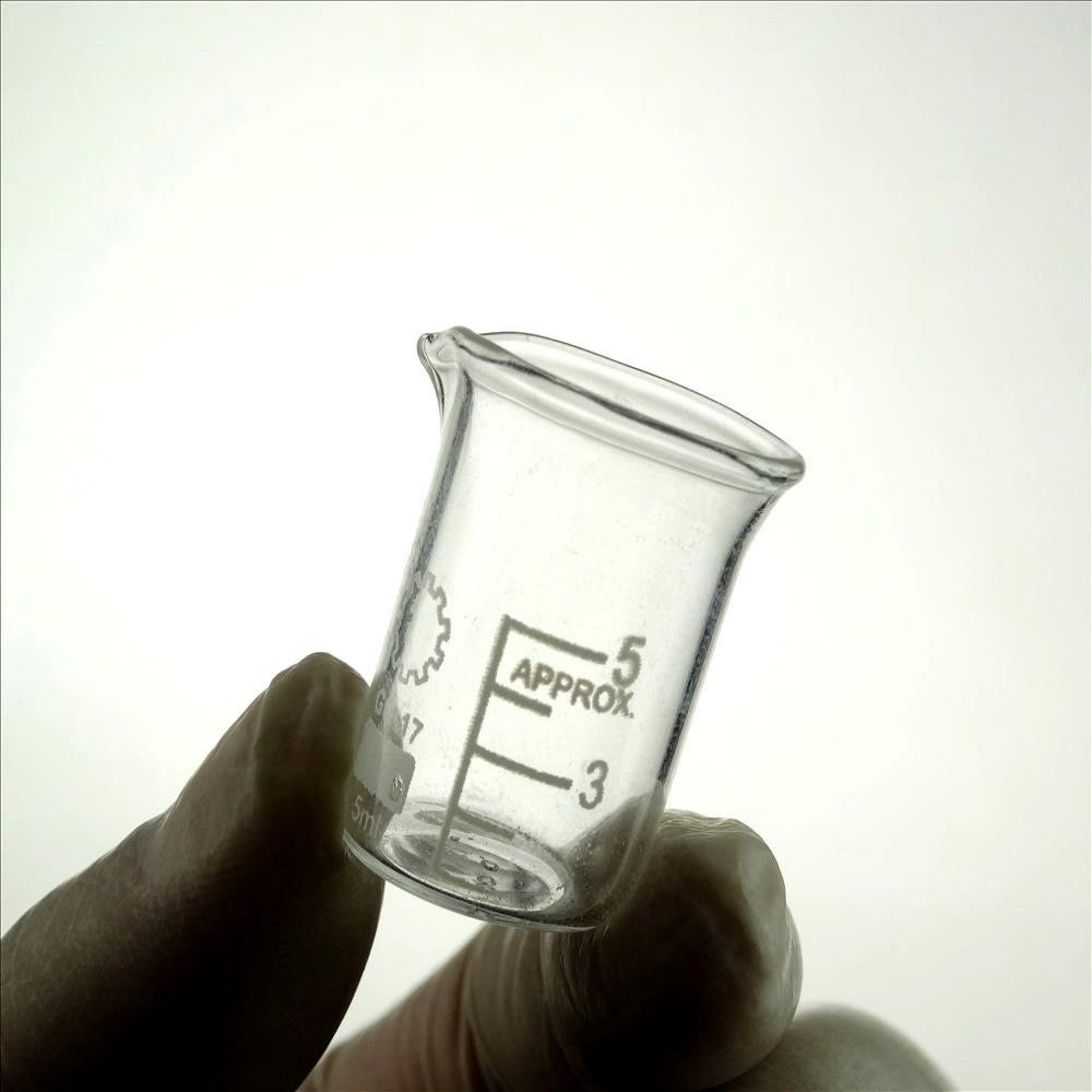 优质/玻璃烧杯 5ml/带刻度迷你/DIY手工具 /玻璃仪器化学实验耗材