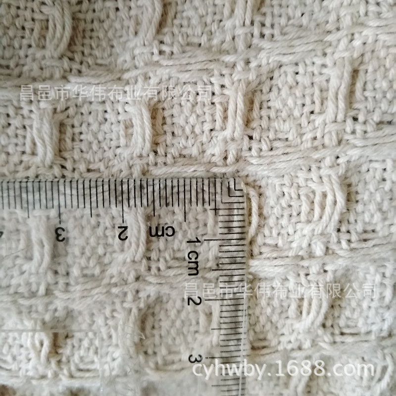 蜂巢布 全棉 500克华夫格工艺品用布 华夫格桌布 手工DIY 束口布