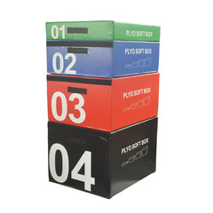 Combination box jump explosive power training gymnastic box gym fitness trainer studio equipment