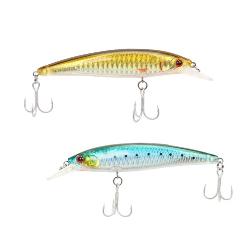 11cm/13g Minolulu floating fake bait, bionic plastic hard bait, long-throw freshwater cocked mouth bait