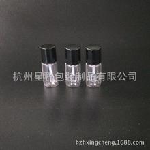 4ML玻璃管制瓶精油瓶试管瓶香水分装瓶配胶木盖浆刷黑盖小样瓶