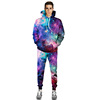 Bursting classic star sky digital printing loose sports pants hip-hop skateboard fitness pants