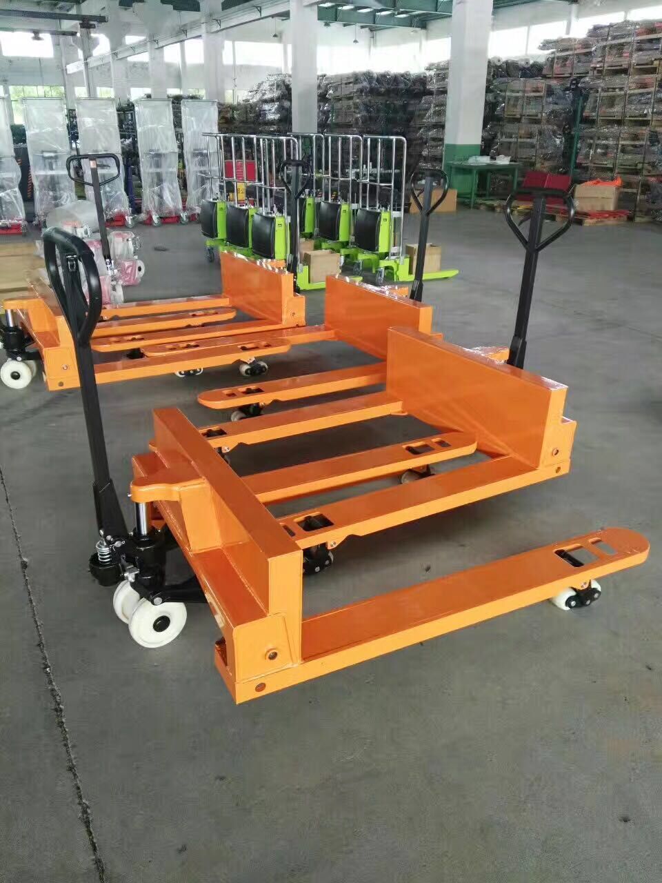 北京非标超长 超短 超低 超宽 超窄托盘搬运车 纸筒搬运车