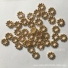Accessory, golden beads, necklace, 24 carat, wholesale