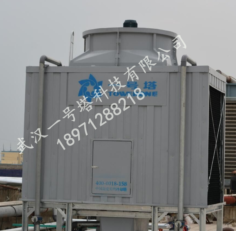 湖北武汉实力厂家圆形玻璃钢逆流式冷却塔工业高温冷却塔