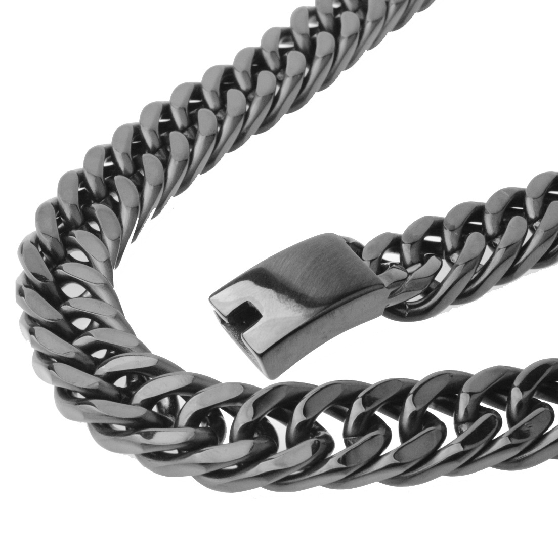 stainless steel chunky necklace
