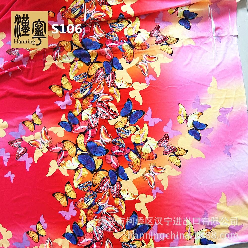 工厂现货 S106 水晶超柔短毛绒数码印花纸印花面料