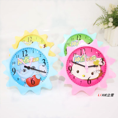 W20儿童钟点学习器 幼儿早教时钟教具小学生认识时间钟面钟表模型