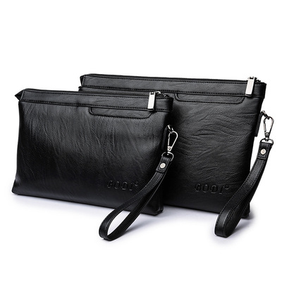 新款男士手包男包大容量手拿包信封包软皮休闲夹包韩版|ru