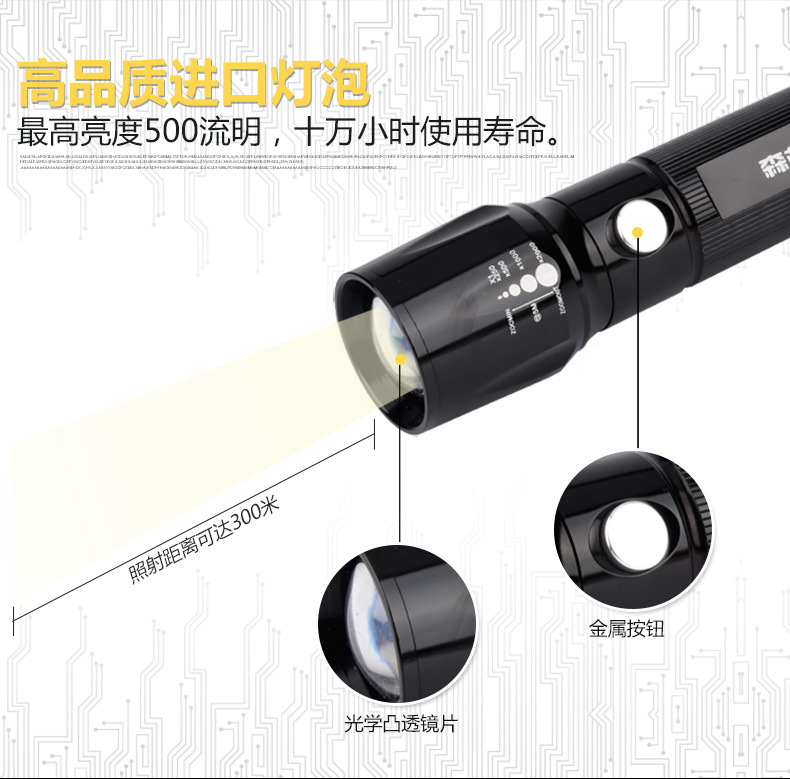 Lampe de survie 5W - batterie 2800mAH - Ref 3399677 Image 10