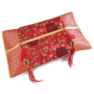 Chinese classical Silk brocade Tissue case direct deal