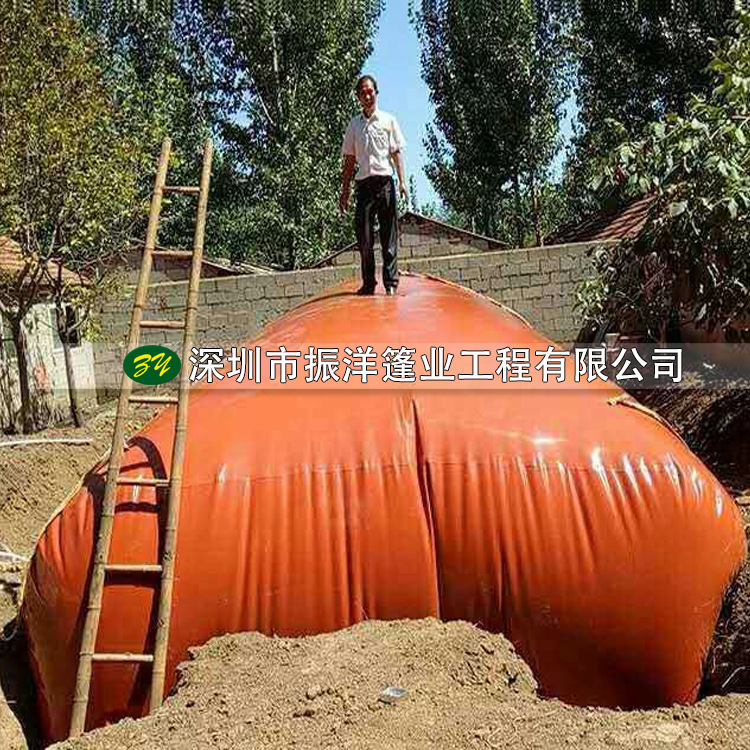 厂家生产批发红泥沼气袋ETFE高级膜加厚耐磨PVC软体储气罐定制|ru