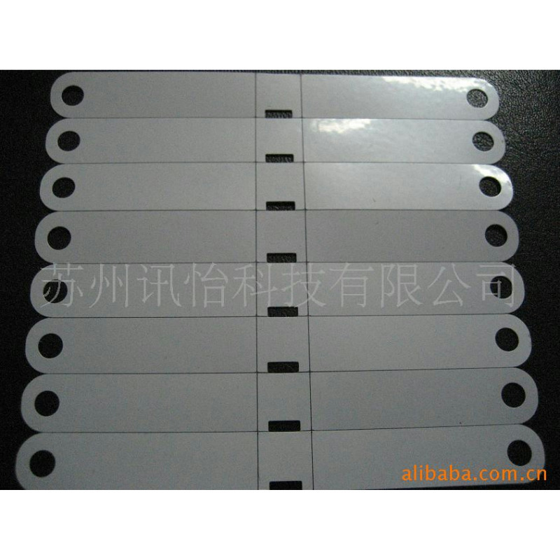 艾利消银龙0.1MM+0.125MM透明不干胶标签mat silver polyester