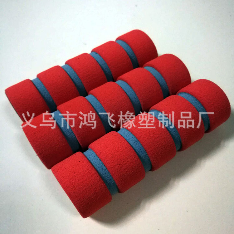 灰橘色海绵套生产批发内孔20运动器材nbr发泡管羽毛球拍手柄保护