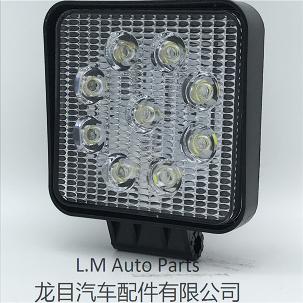 厂家直销九珠27W LED工作灯 改装越野灯