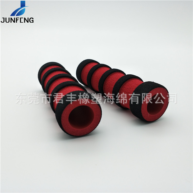 专业生产NBR防护把套 黑色门把手保护海棉套 防撞橡塑把