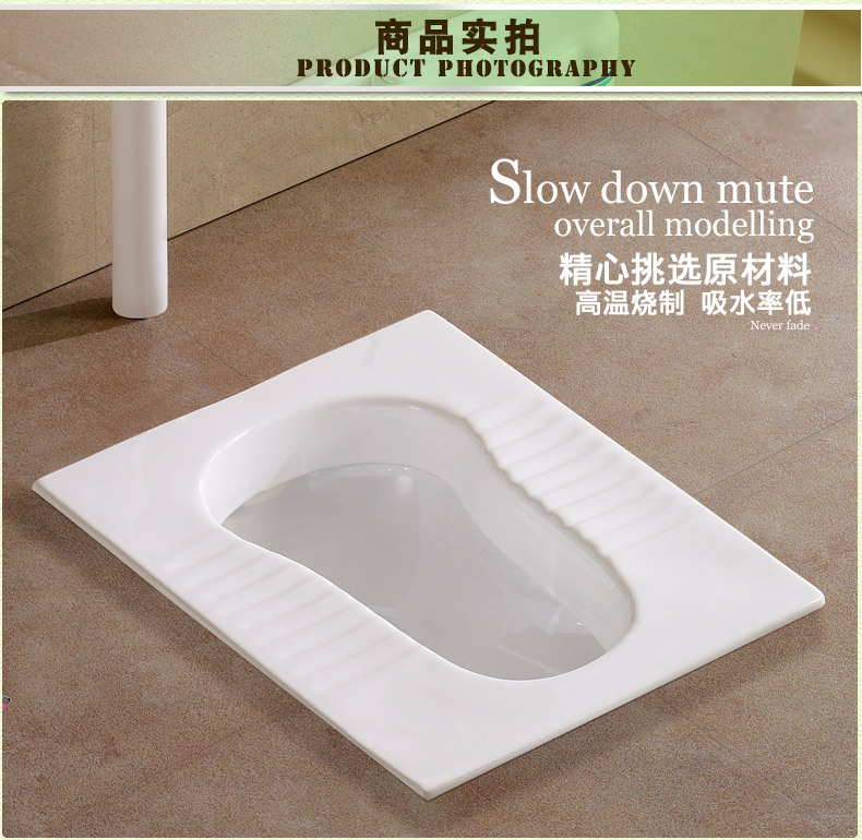 家用蹲便器沖水箱整套裝 陶瓷蹲便器大便器防臭蹲廁整套蹲坑便池