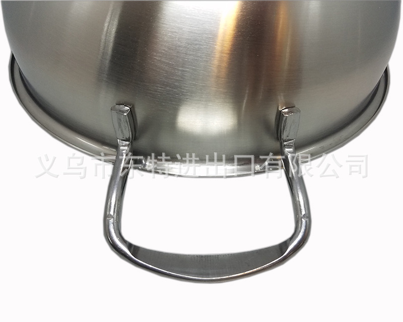 Factory direct sales of stainless steel 6-piece set, double-bottom steel handle pot, multi-functional soup pot, one-pot multi-purpose gift set pot detail image 11