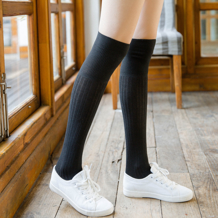 European Station Student Socks, Cotton Socks, Over-The-Knee Mid-Calf Socks, British Preppy Style Double-Needle Manufacturers, Sports Export Women's Socks European Station Student Socks, Cotton Socks, Over-The-Knee Mid-Calf Socks, British Preppy Style Double-Needle Manufacturers, Sports Export Women's Socks