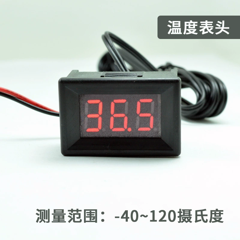 Промышленный светодиодный цифровой трубки термометр головы тепловой температуры с зондом автомобиля мотоцикл