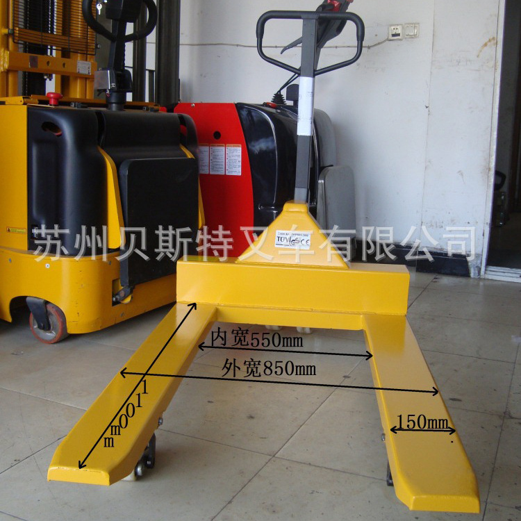 Non-standard custom 2t Widen Van Cattle lengthen Manual Hydraulic pressure Tray Forklift Manufactor Direct selling