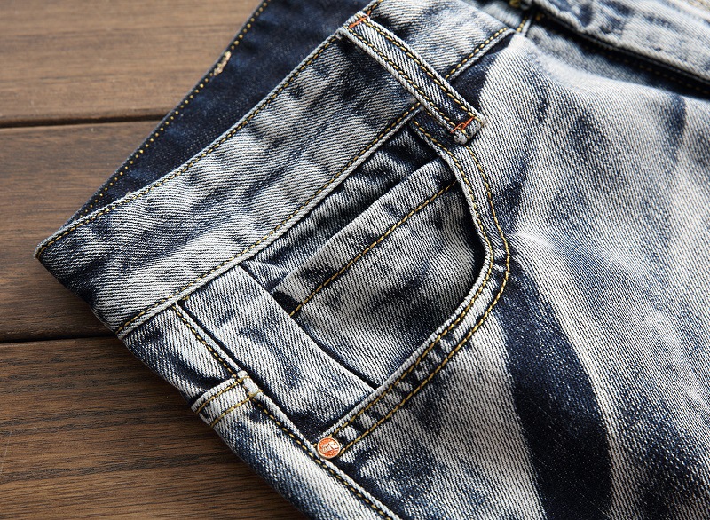 Pantalon jean coupe droite rétro - Ref 3425810 Image 14