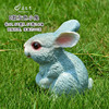 Rabbit, jewelry, decorations, animal model, resin, suitable for import