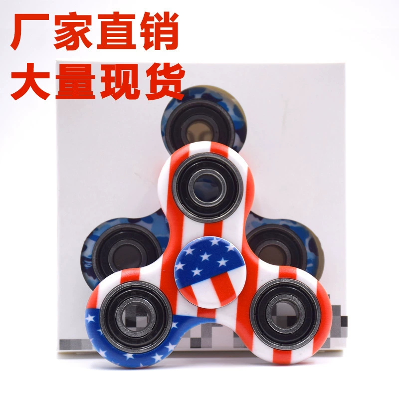 Камуфляжный кончик пальца гироскоп Hand Spinner палец спираль interfinger гироскоп треугольник