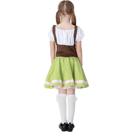 Halloween new German Oktoberfest costumes, girls and older children's parent-child costumes, maid costumes, kindergarten performance costumes