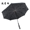 Reverse straight rod umbrella C -type car umbrella reverse umbrella ads umbrella slogo windproof umbrella double -layer umbrella shading