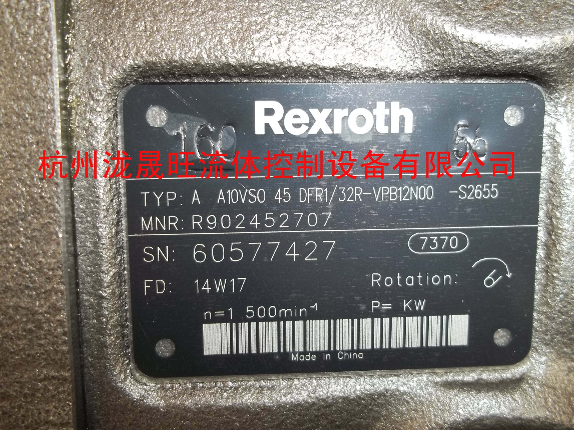 特价现货供应力士乐A10VSO45DFR1/32R-VPB12N00柱塞泵