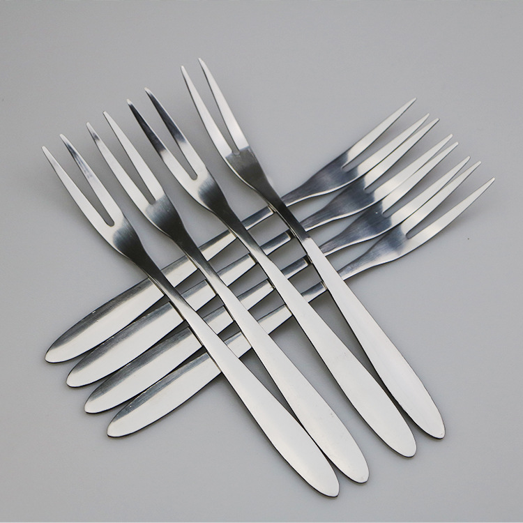 dessert fruit fork stainless steel